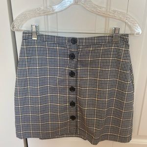 A&F plaid skirt size small